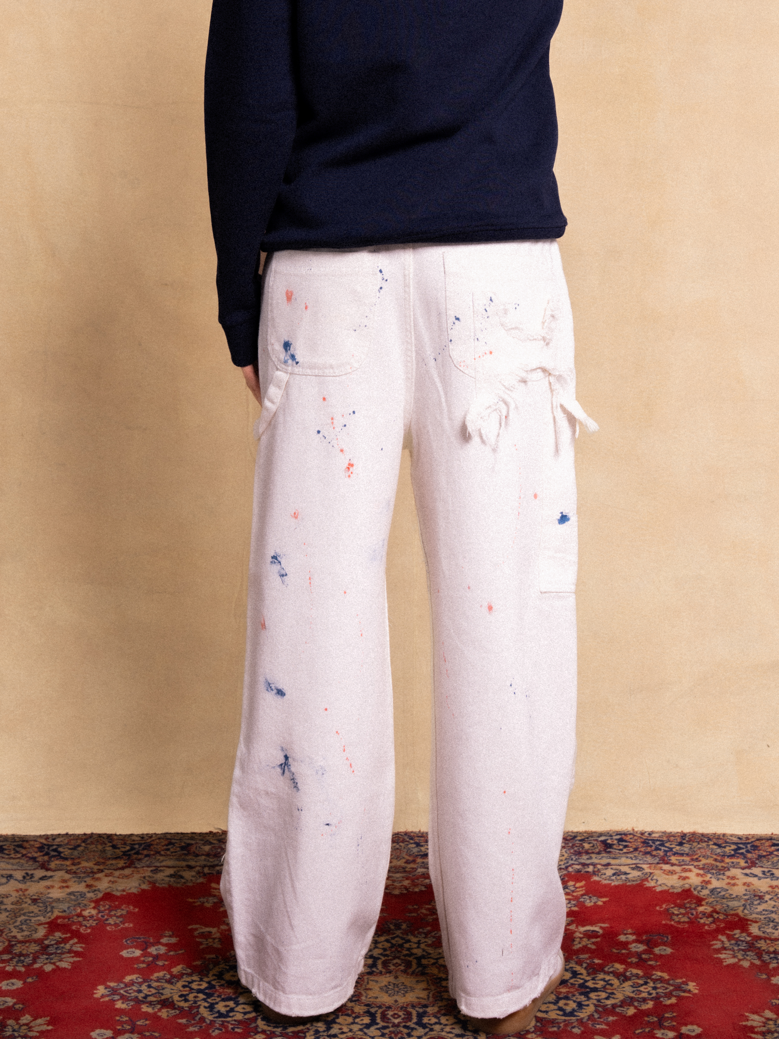 SAN SAN GEAR DOUBLE KNEE DART PANTS NAVY DOUBLE KNEE