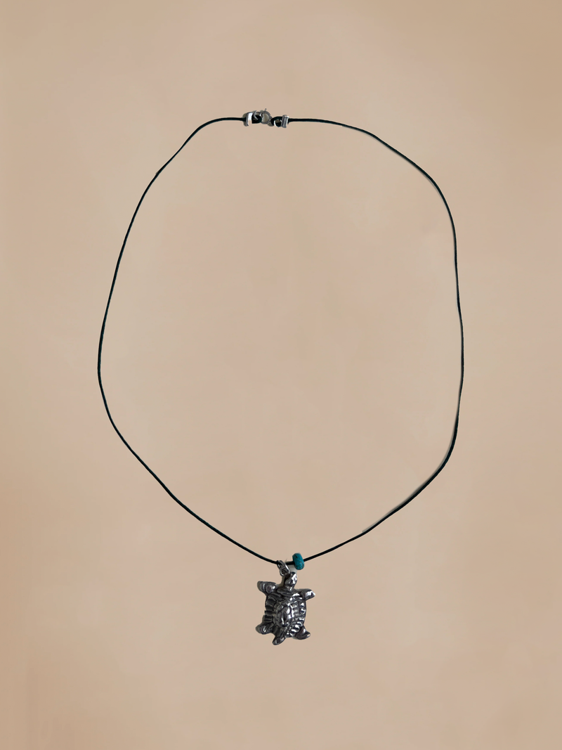 Silver Turtle Necklace